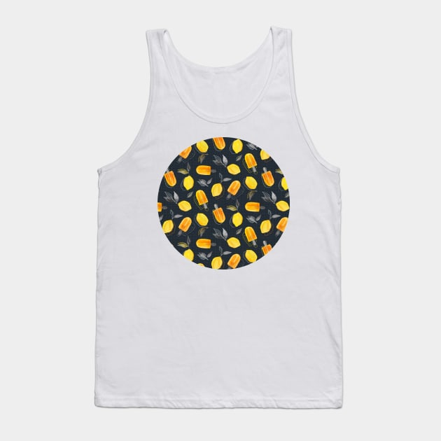 Fresh Lemons & Frozen Pops Tank Top by micklyn